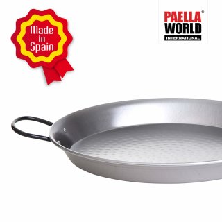 Paella-Pfanne Stahl poliert Ø 115 cm mit 4 Griffen