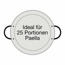 Paella-Pfanne aus Edelstahl Ø 70 cm
